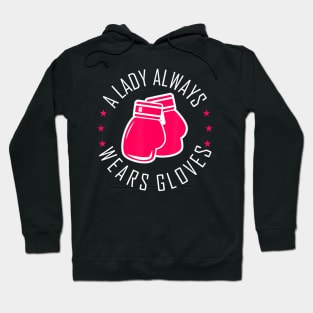 Funny Boxing Pink Gloves T Shirt Women Boxer Gift Hoodie